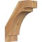 Ekena Millwork 6"W x 14"D x 18"H Merced Rough Sawn Knee Brace, Western Red Cedar BRC06X14X18MRC00RWR - alternate 1